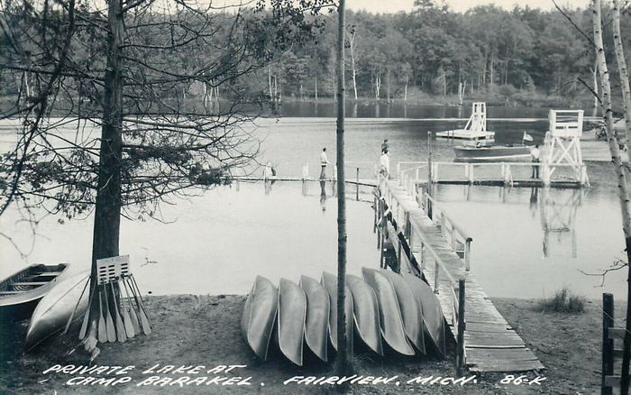 Camp Barakel - Vintage Postcard (newer photo)